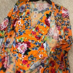 2 piece floral Swimsuit New